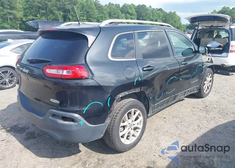 2016 Jeep Cherokee Latitude из США, поврежденный, VIN 1C4PJLCB4GW287540